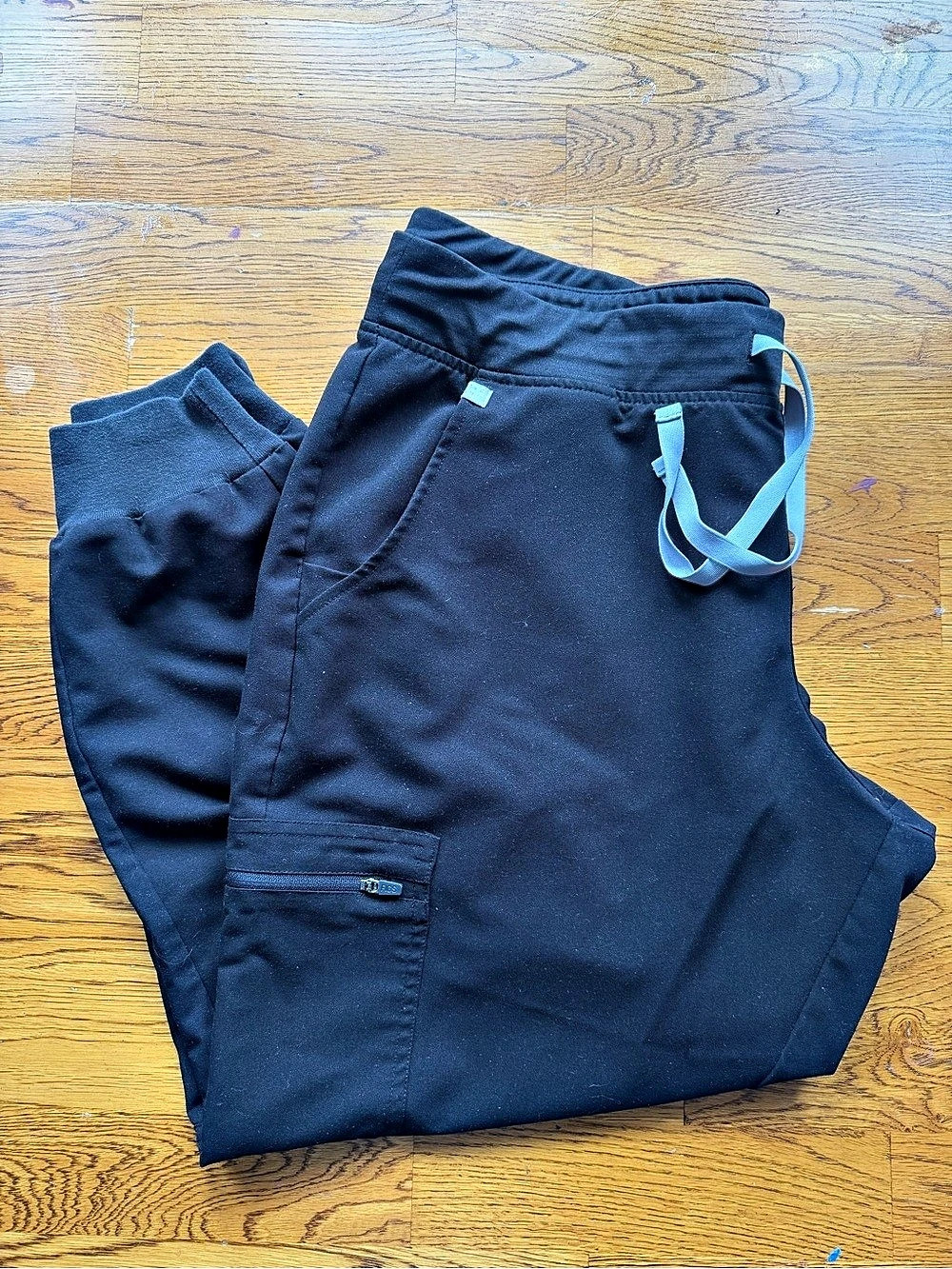 FIGS Zamora Jogger Scrub Pant Black XLP